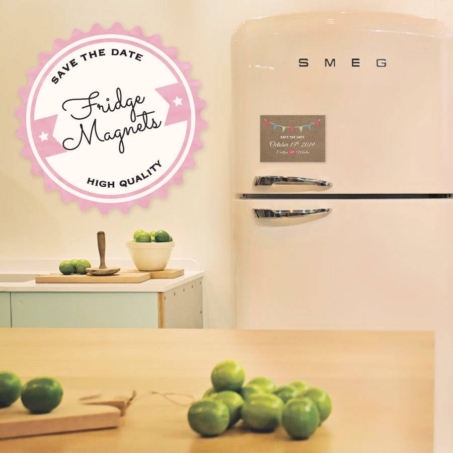 Personalised Photo Save The Dates And Fridge By Feel Good