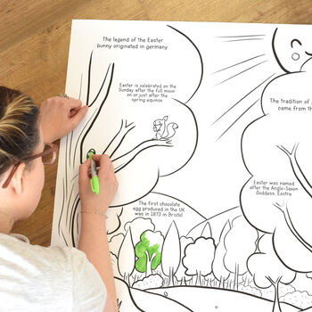 Giant Easter Colouring Poster, 2 of 4