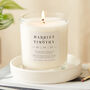 Engagement Gift Personalised Engagement Luxury Candle, thumbnail 1 of 9