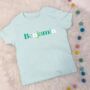 Multicoloured Mint Personalised Kids T Shirt, thumbnail 1 of 2