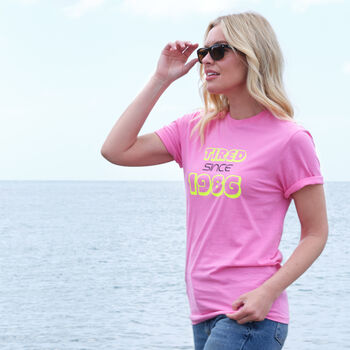 Personalised 'Tired Since' Year Women's Tshirt, 2 of 8