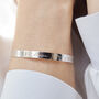 Personalised Floral Cuff Bracelet, thumbnail 1 of 5