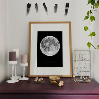 Personalised Lunar Moon Artwork, 4 of 9