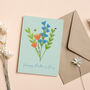 Mother's Day Floral Flowers Card, thumbnail 5 of 6