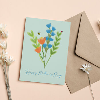 Mother's Day Floral Flowers Card, 5 of 6