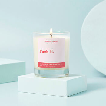 Funny Fuck It Friendship Gift For Her Candle, 3 of 4