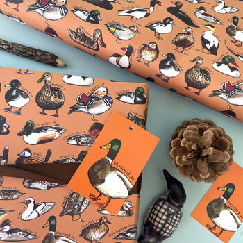 Ducks Of Britain Wrapping Paper, 2 of 10