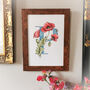 P Is For Poppy Initial Print, Personalised, thumbnail 5 of 7