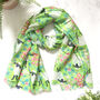 Sheep And Flower Meadow Scarf, thumbnail 1 of 4