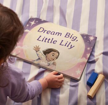 Gift For Toddler Dream Big Little One Personalised Book, 3 of 5