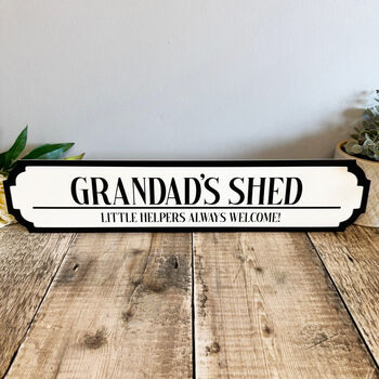 Personalised Shed Road Sign, 2 of 6