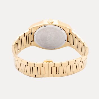 Gold Stainless Steel Wrist Watch For Men, 5 of 8