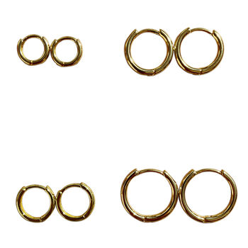 Multi Size Gold Hoops, 3 of 3