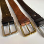 High Quality Personalised Genuine Leather Belt, thumbnail 4 of 9