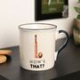 Cricket Mug Gift “How’s That” – Cricket Lover Tea Coffee Cup, thumbnail 2 of 5
