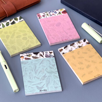 Set Of Four Mini Wildlife Notepads, 7 of 11