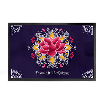 Personalised Diwali Rangoli Decoration Mat, 3 of 3