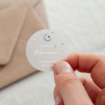 Crescent Moon Eid Celebration Foiled Stickers, 4 of 5