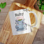 Children's Personalised Animal Hippo Gift Mug, thumbnail 1 of 4