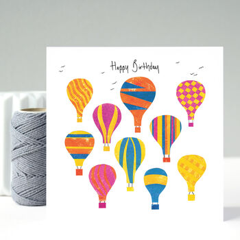 Birthday Balloons Card, 7 of 10