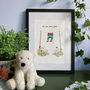 My First Outfit Personalised Baby Clothes Illustration, thumbnail 2 of 8