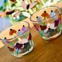 Coneflower Hand Painted Candle Holders, thumbnail 1 of 5