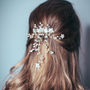Crystal And Pearl Wedding Hair Comb 'Mae', thumbnail 1 of 2