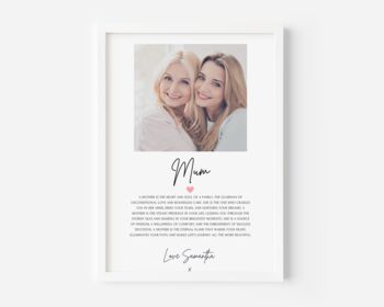 Personalised Photo Print Gift For Mum Or Mummy, 4 of 4