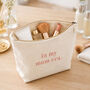 Personalised Makeup Travel Bag Gift For New Mum In My Mom Era Mothers Day Gift Idea, thumbnail 3 of 7