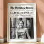 Personalised Birthday Newspaper Print, Birthday Gift, thumbnail 2 of 6