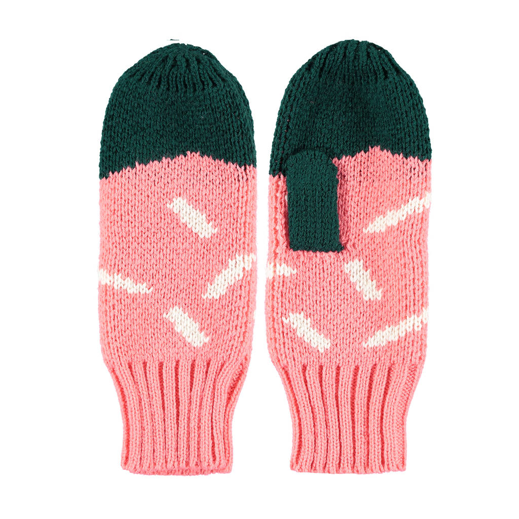 Dash Mittens Pink By Lowie