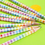 Rainbow Gingham Pencil, thumbnail 2 of 5