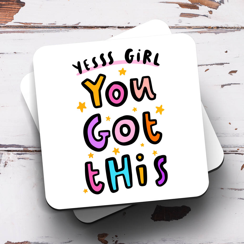 'Yes Girl' Coaster By Arrow Gift Co