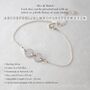 Personalised Double Disc Bracelet – Custom Jewellery Gift, thumbnail 6 of 6