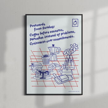 Postcards From Sunday Matte Art Print, 6 of 6