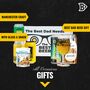 Best Dad Manchester Craft Beer Father's Day Gift Set With Glass And Snack, thumbnail 2 of 5