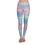 Traveler Yoga Leggings Hand Drawn Design Activewear, thumbnail 2 of 5