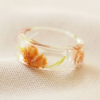 Dried Flower Resin Ring, 6 of 10