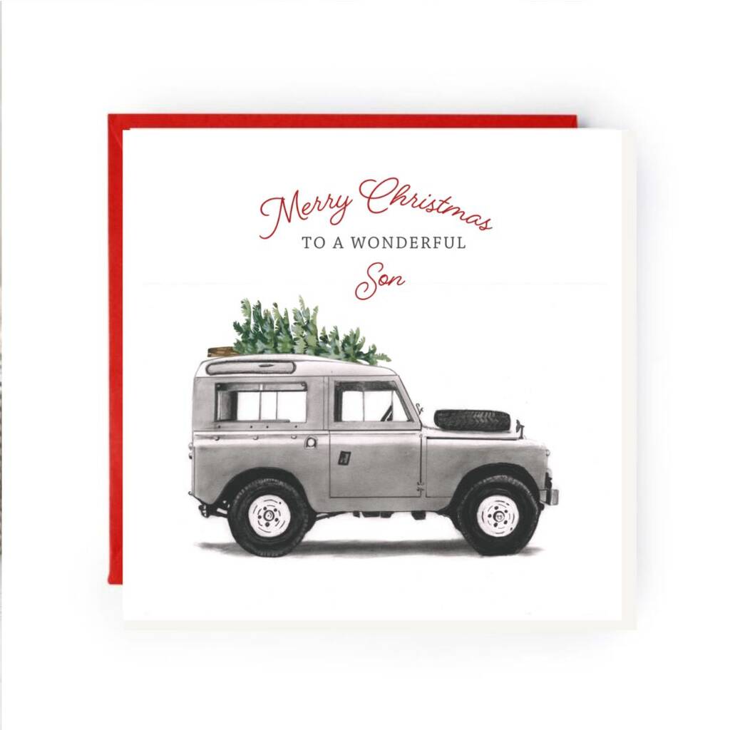 Merry Christmas To A Wonderful Son, 1 of 4