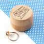 Personalised Couple's Wedding Ring Box, thumbnail 1 of 5