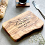 Personalised Olivewood Cheese/Chopping Board, thumbnail 1 of 11