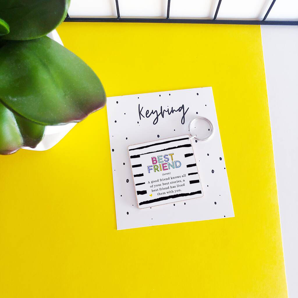 Image of Best Friend In The World Key Ring