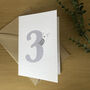 Illustrated Happy 3rd Birthday Card, thumbnail 4 of 5