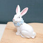 White Mini Easter Bunny Decoration, thumbnail 1 of 3