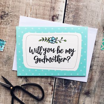 Will You Be My Godmother? Card, 3 of 5