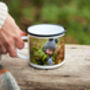 Personalised Enamel Photo Mug, thumbnail 2 of 3