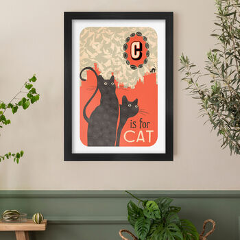 C Is For Cat Poster Print, 4 of 4