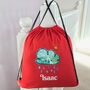 Personalised Cloud Drawstring Pe Kit Bag, thumbnail 4 of 5