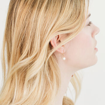 Freshwater Pearl Drop Earrings, 4 of 7