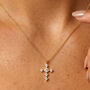 Gold Or Silver Cross Necklace, thumbnail 8 of 10